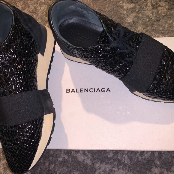 BALENCIAGA PELLE S.GOMM SNEAKER | SIZE 7 US - Picture 1 of 6